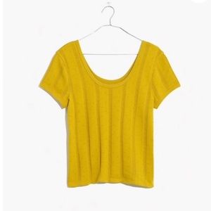 Madewell pointelle ribbed tee